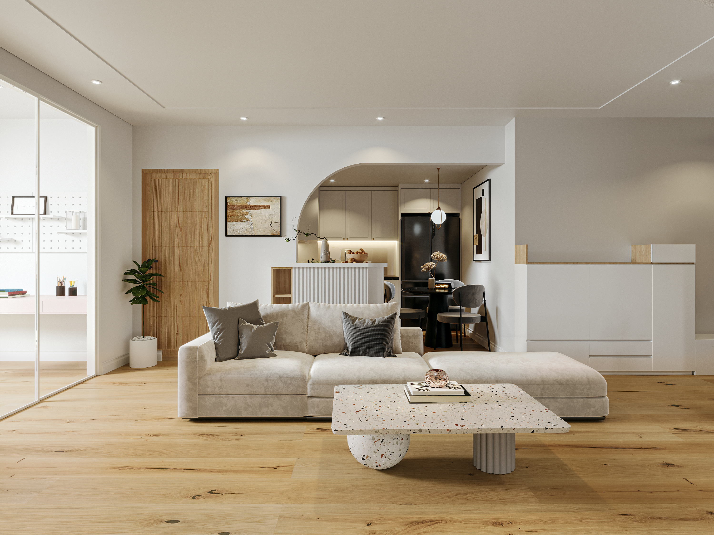 Holzfloors Parkettbrett Vintage - Rohes Holz 14 x 254 x 2430 m