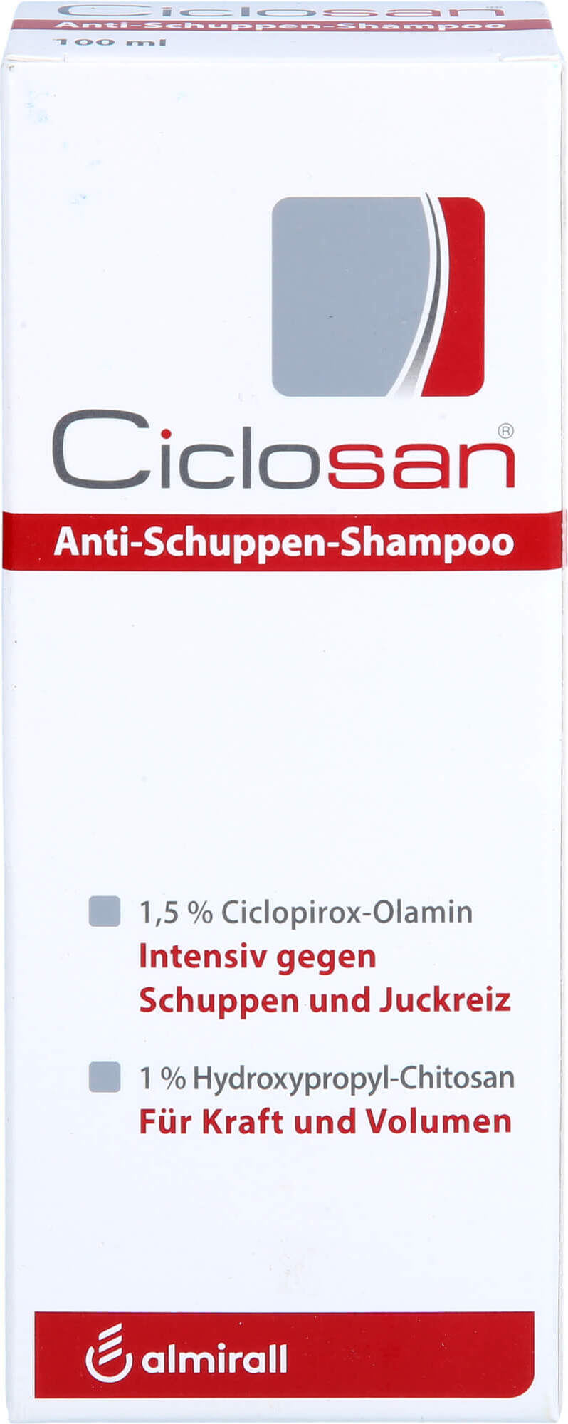 ALMIRALL HERMAL Ciclosan Anti-Schuppen-Shampoo, 100 ml Shampoo 09693281