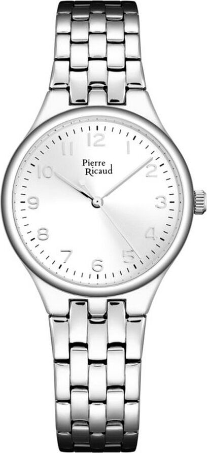 Strieborné hodinky Pierre Ricaud P22087.5123Q