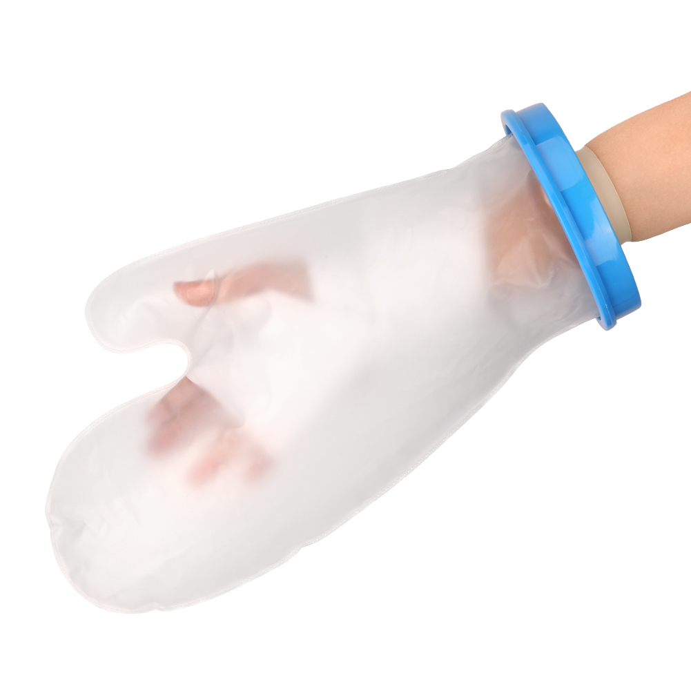 Cocosity Blauer PP-Rund-Badeschutzärmel für Erwachsene SL H2104 36 cm (Handfläche)