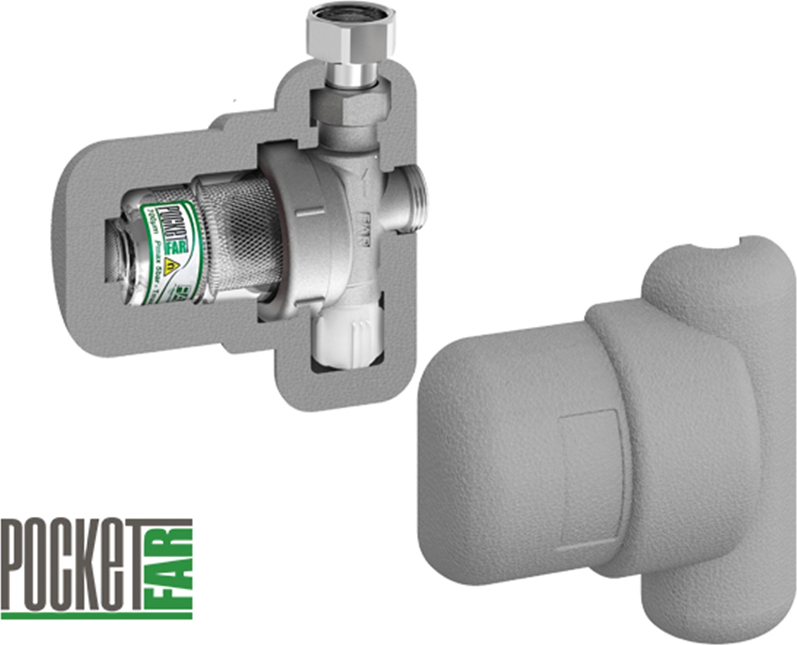 POCKETFAR - Magnetit Schlammabscheiderfilter 3/4" 2281/34