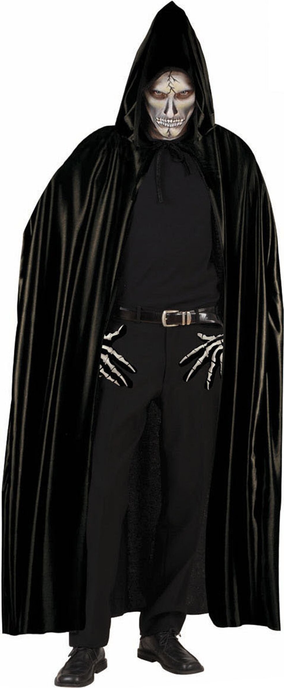 Mantello Lungo Uomo Devil Fashion – Ispirazione Gotica E Diavolo – Nero Apocalittico Dieselpunk