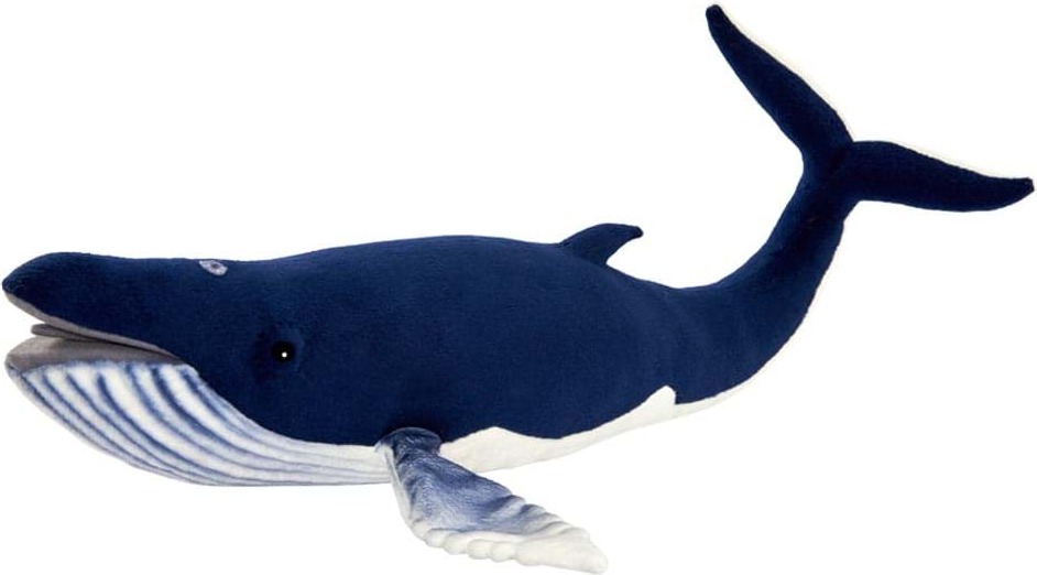 Kuscheltiere*biz Blauwal PREMIUM Plüschtier Wal Fisch Buckelwal Dekotier WALBOR KT531976