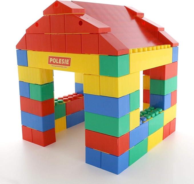 Unbranded Haus aus 134-tlg. XXL-Bausteine Bausteinblock +12M