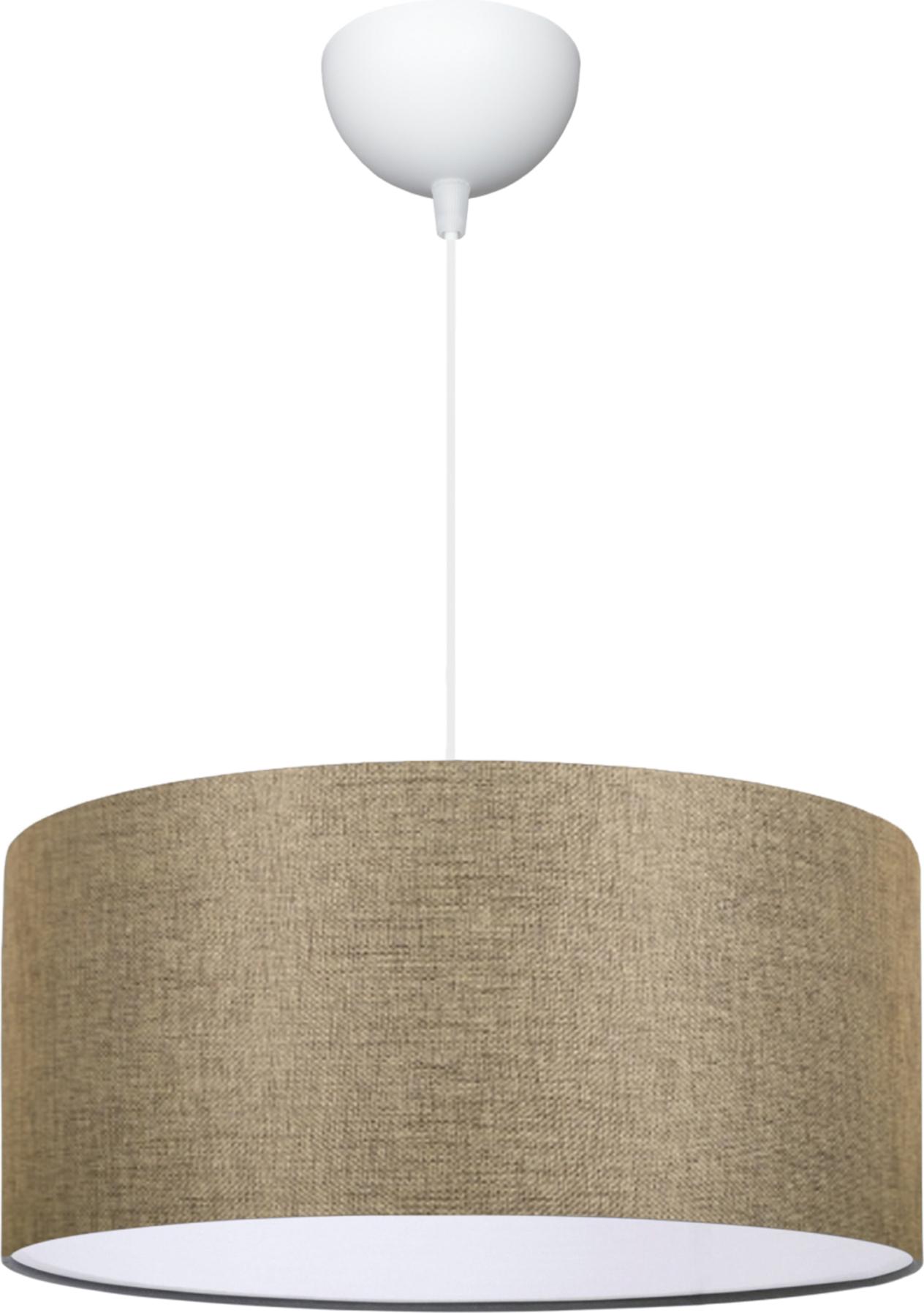 lux.pro Hängeleuchte ’Sutton’ 1 x E27 Stoff _38 cm Beige PXTA-046x Hängeleuchte Sutton