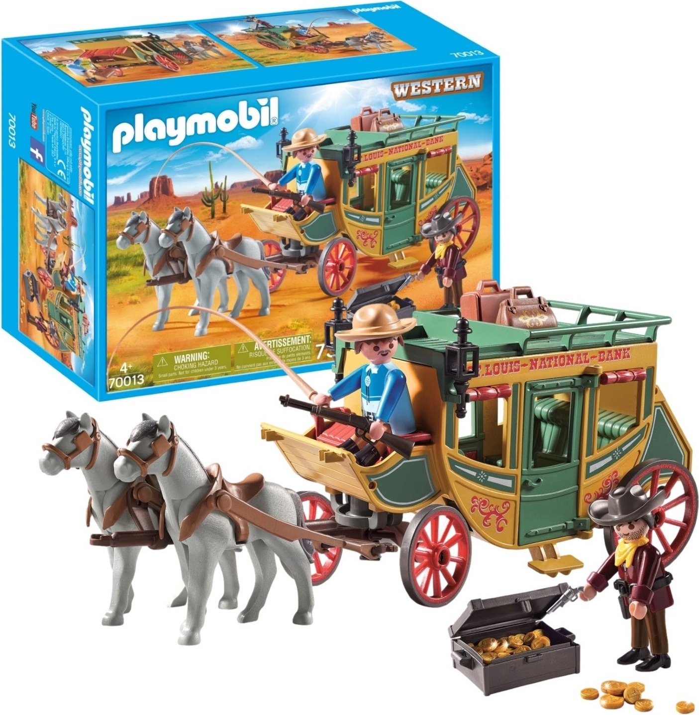 PLAYMOBIL Westernkutsche, 70013