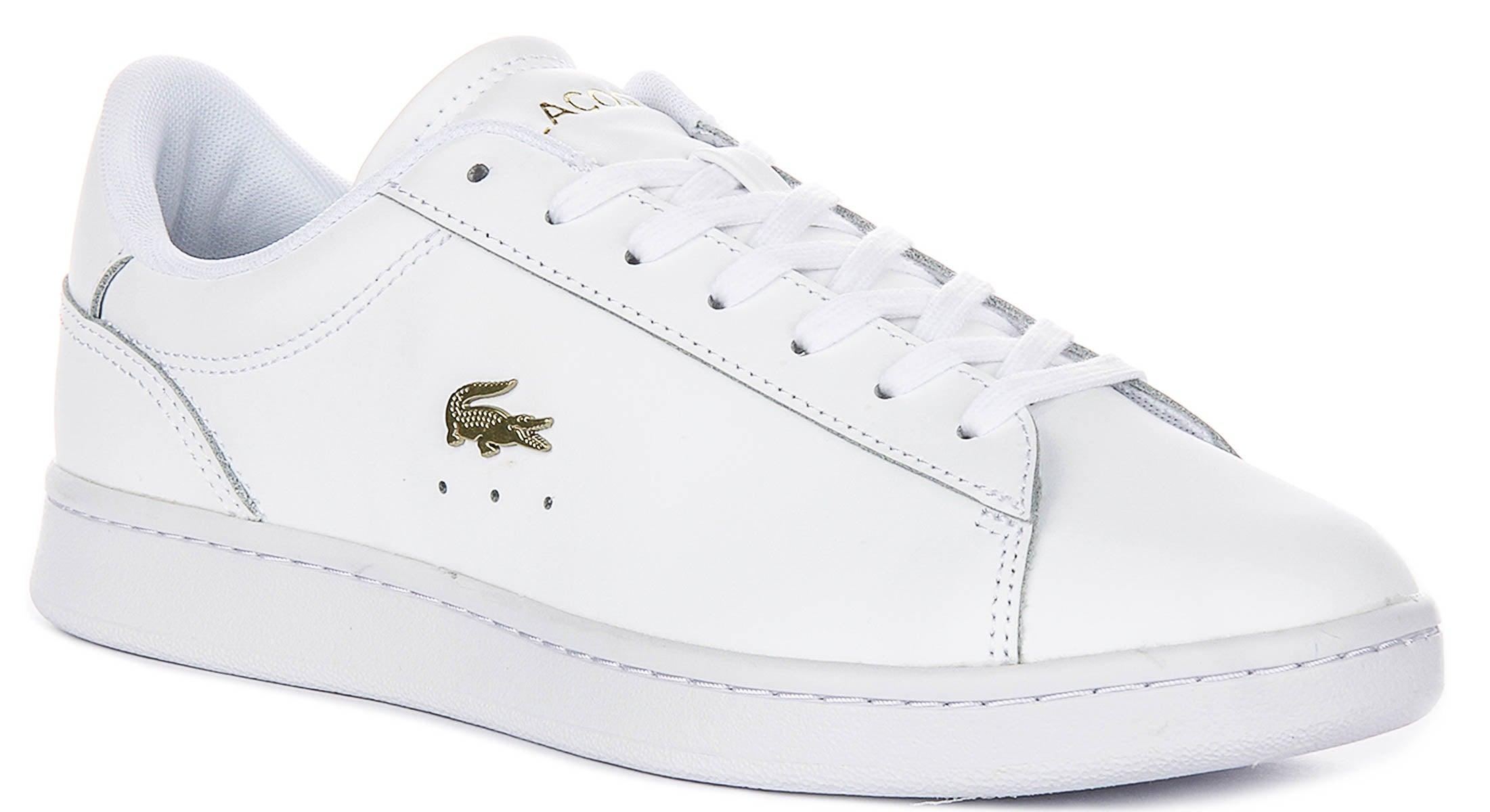 Lacoste Carnaby Set in Weißgold für Damen – Größe 4,5 (UK) – 37,5 (EU) – 6,5 (US) / Weißgold 48SFA0012-216