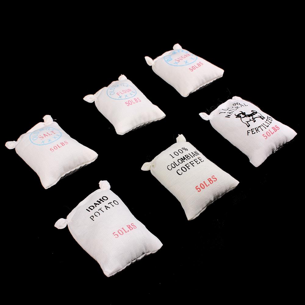 Gutshof miniaturen Miniatur Mehlsack für Miniatur Marktstand & Küche (6 Stück) #GAA533-C1