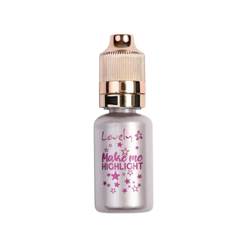 LOVELY Make Me Highlight Liquid Face Highlighter 01 Silver CE78N1