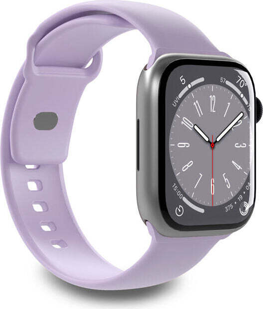 PURO ICON - Elastický remienok pre Apple Watch 42/44/45/49 mm (S/M a M/L) (Tech Lavender)