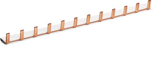 Hager Phasenschiene 1polig KB163A m.Stiftanschluss 10qmm 63A 12 Module