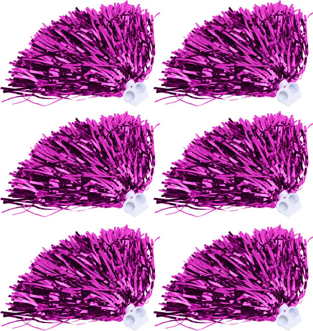 Fokelyi Nützliche Pompons für Cheerleader-Teams, Cheerleading-Sportveranstaltungen, Party-Tanzzubehör (rosarot) KAU-ED-LYS-PH-20260106-57