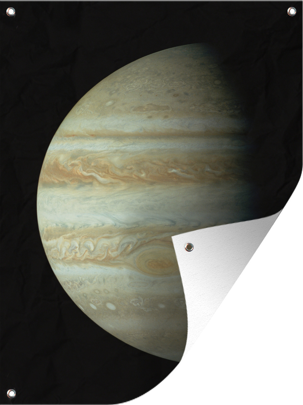 MuchoWow® 30x40 cm Outdoor-Poster Gartendeko Sichtschutz Garten Poster für den Garten Jupiter halb verfinstert 133|1330331