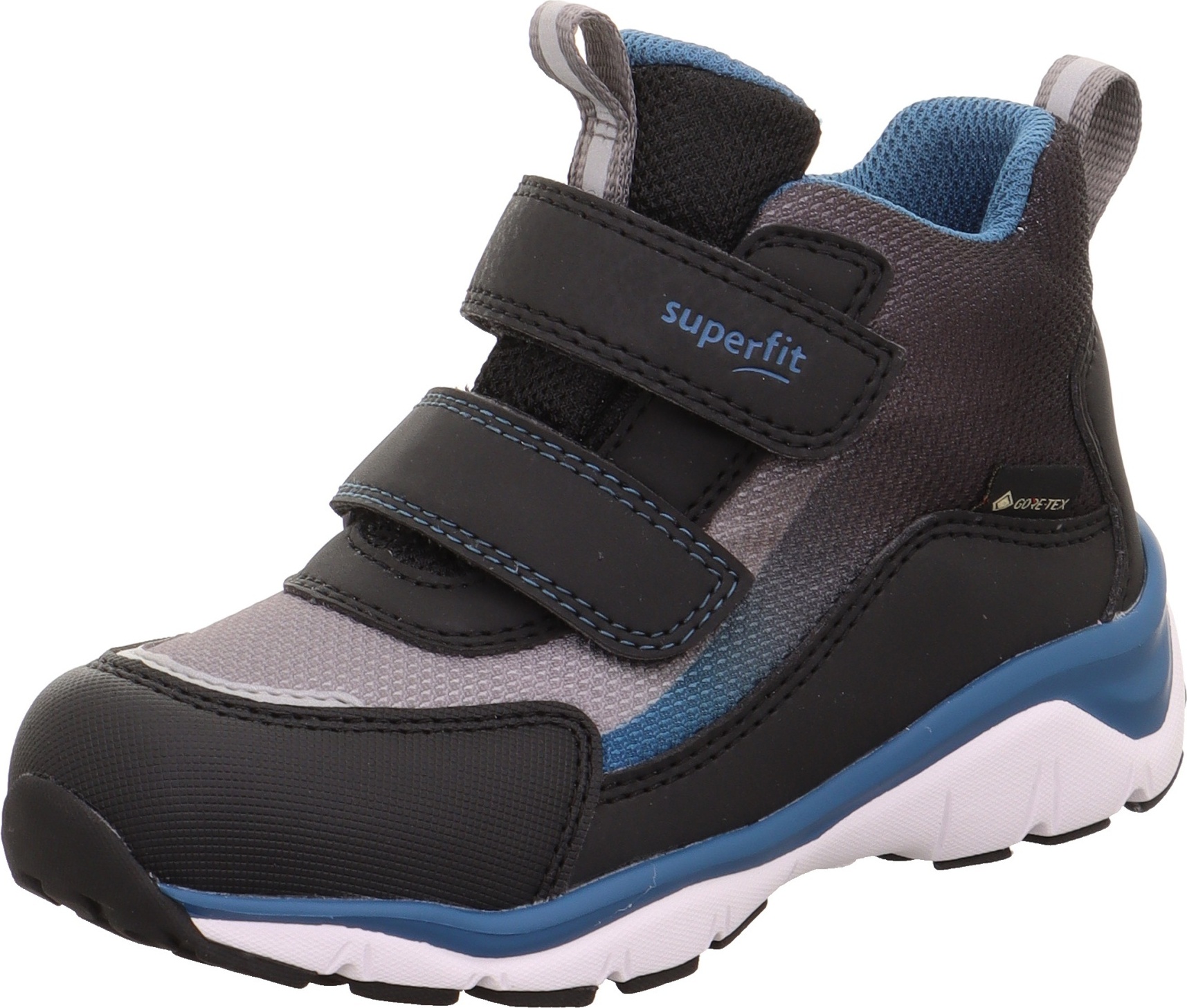 Legero Sportschuh Synthetik \ SPORT5 SCHWARZ/BLAU TEXTIL/SYNTHETIK Kinderschuhe Superfit Sport5 - Scharz / Blau Textil/Synthetik