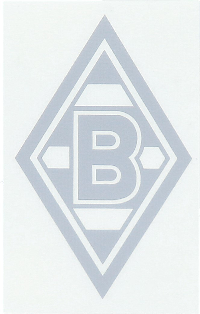 Chromlogo Autoemblem Aufkleber Borussia Mönchengladbach 