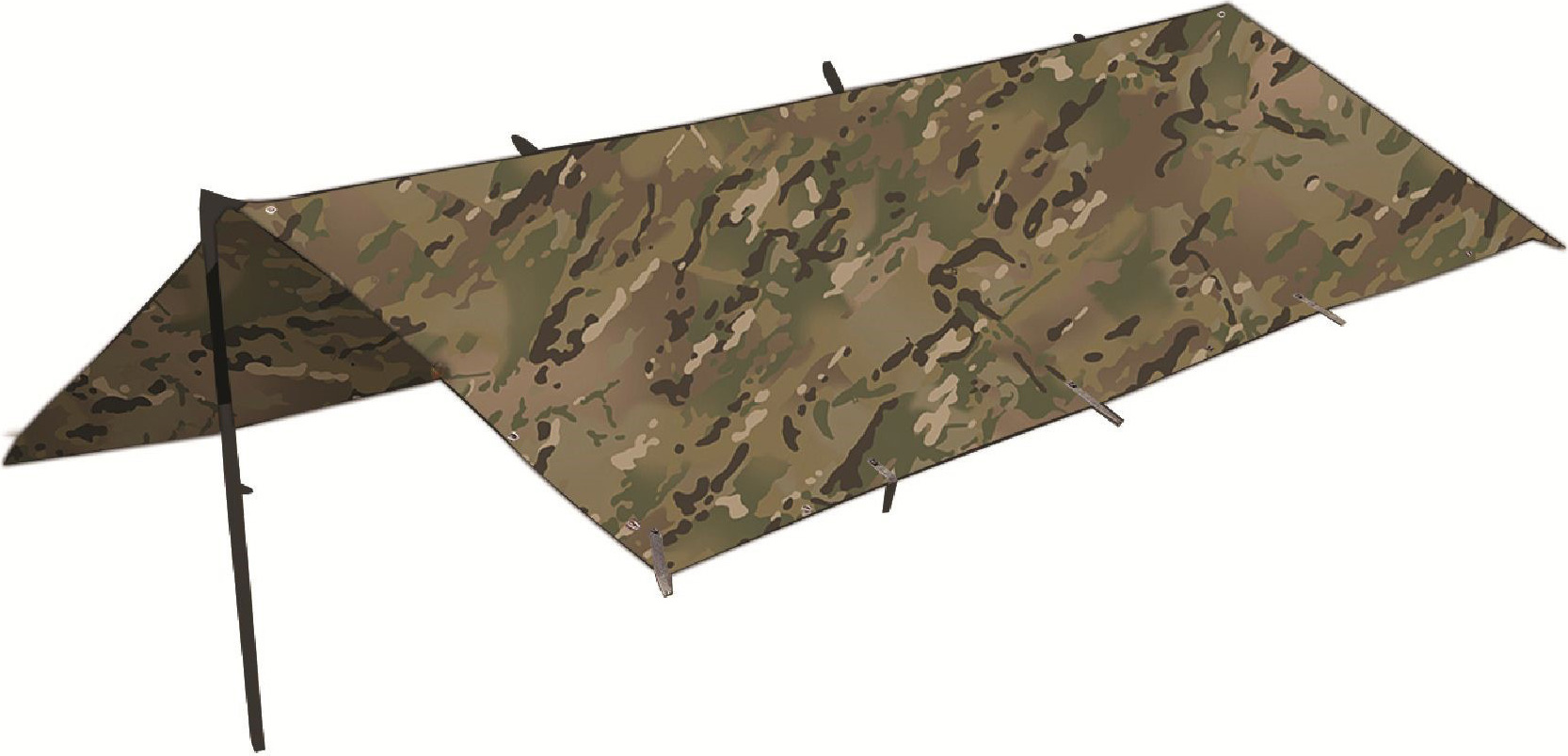 HIGHLANDER Biwak-Plane Basha - Tarnfarbe MA100-HC