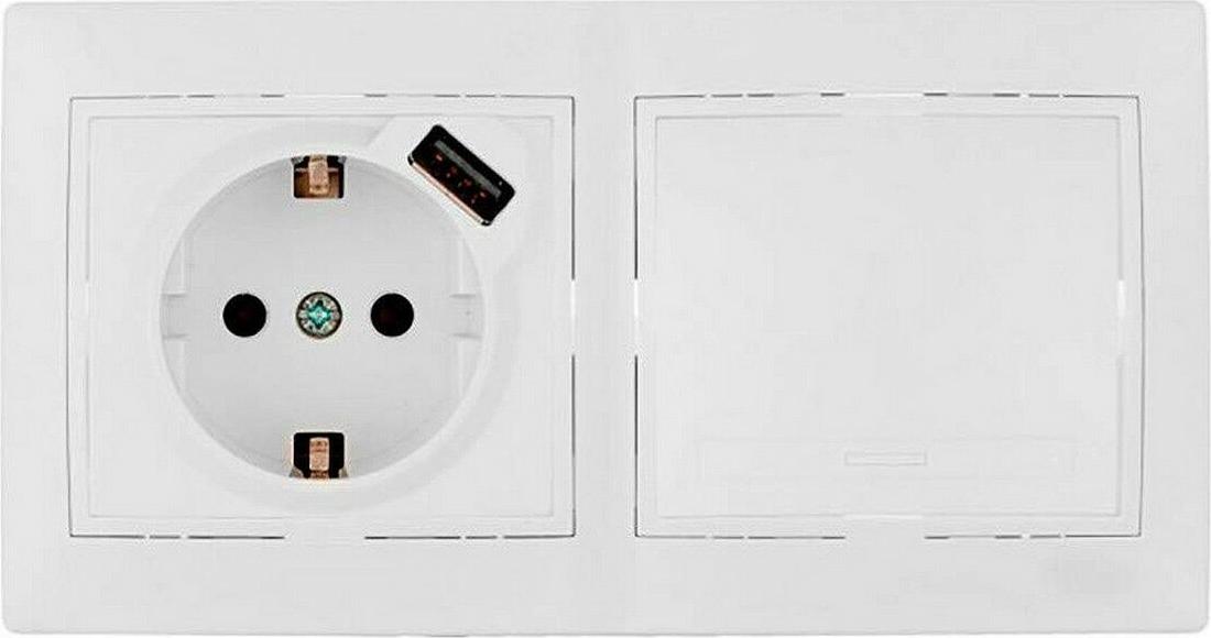 Netzstecker Solera Weiß 16 A Eingebettet