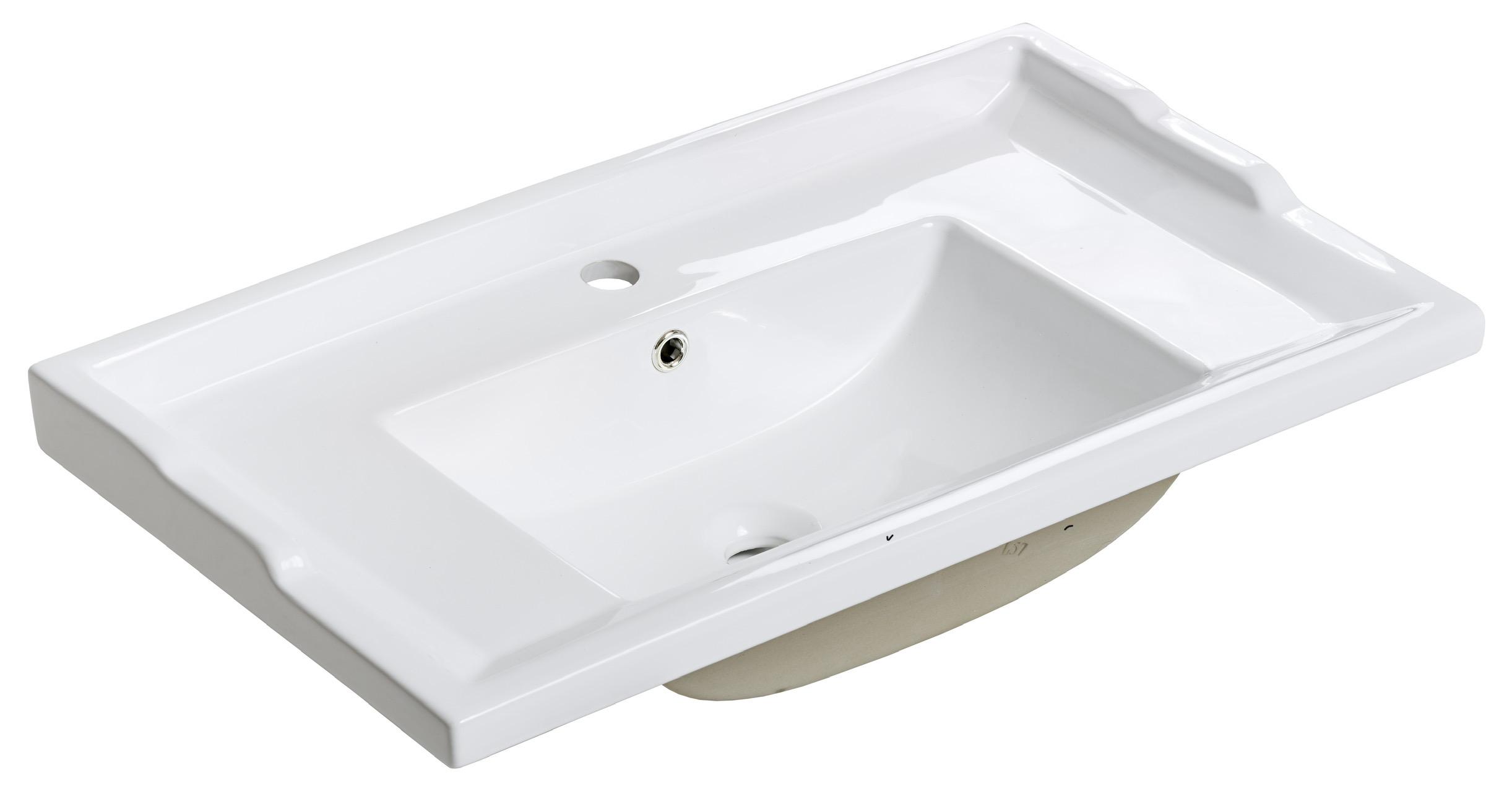COMAD Versenkter Keramik-Waschtisch CFP 80 Retro weiß COMAD-1133