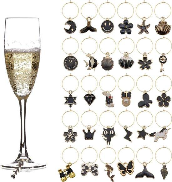 OEM Weinglas-Halter mit Glasidentifikation, 31-teilig, Stranddeko 2026