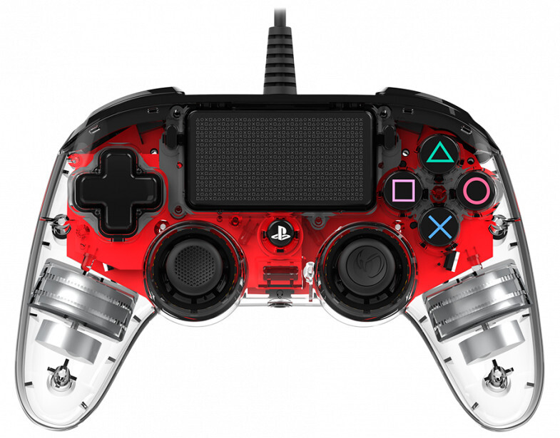 Ovládač Nacon PS4 Light Edition Red