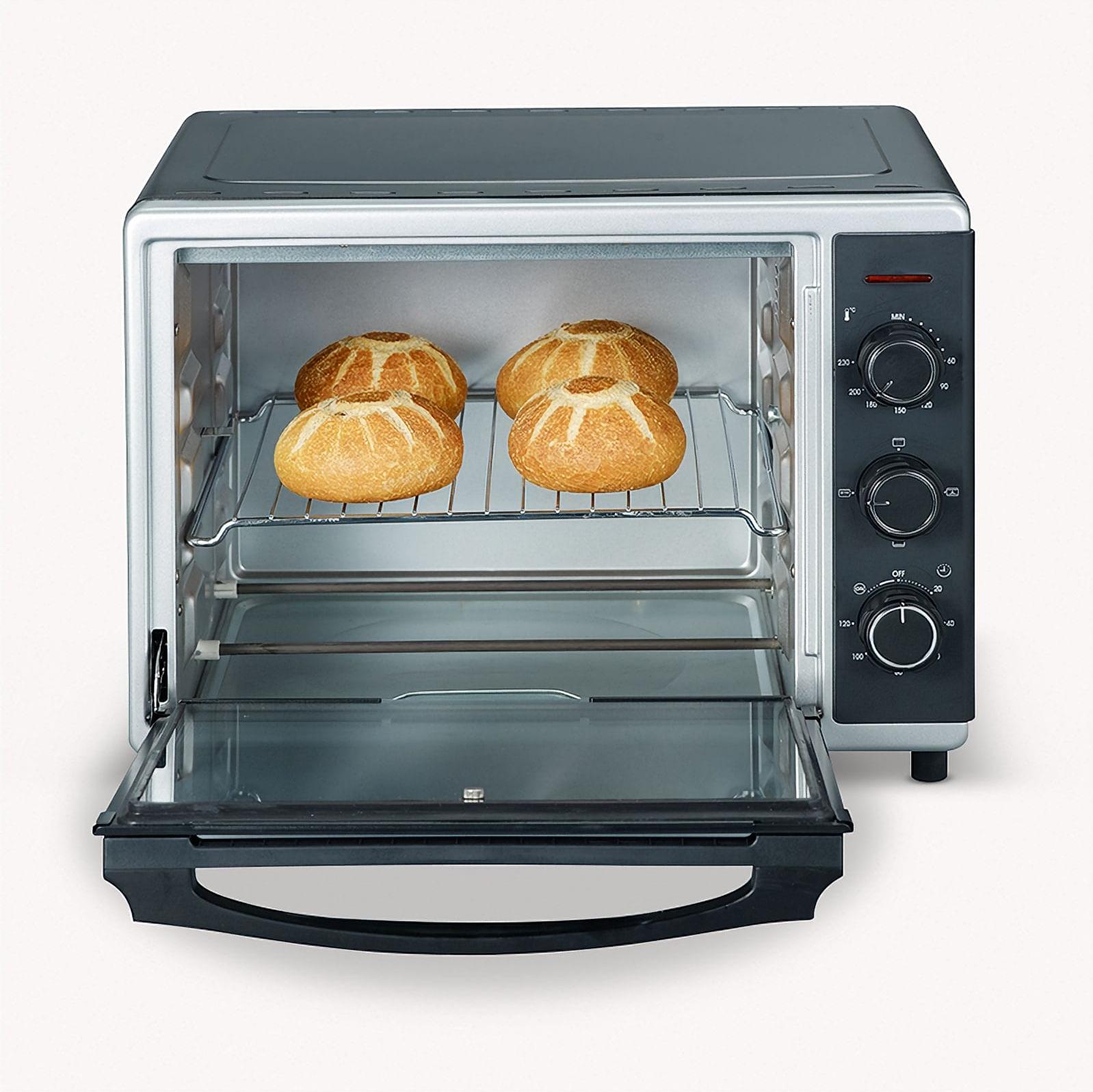 Severin Back- und Toastofen TO 2056 schwarz Backofen Mini Backofen Klein Mikrowelle Mit Backofen Mini Backofen Backofen Klein Toastofen 10002056000