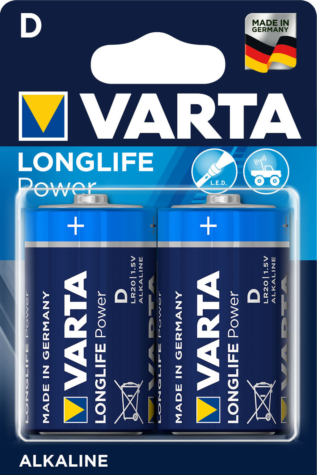 Batterie Varta 4920 Monozelle 2er Blister G3.10.R20.1.1E
