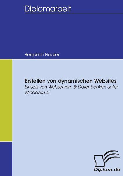 Diplomica Verlag Erstellen von dynamischen Websites