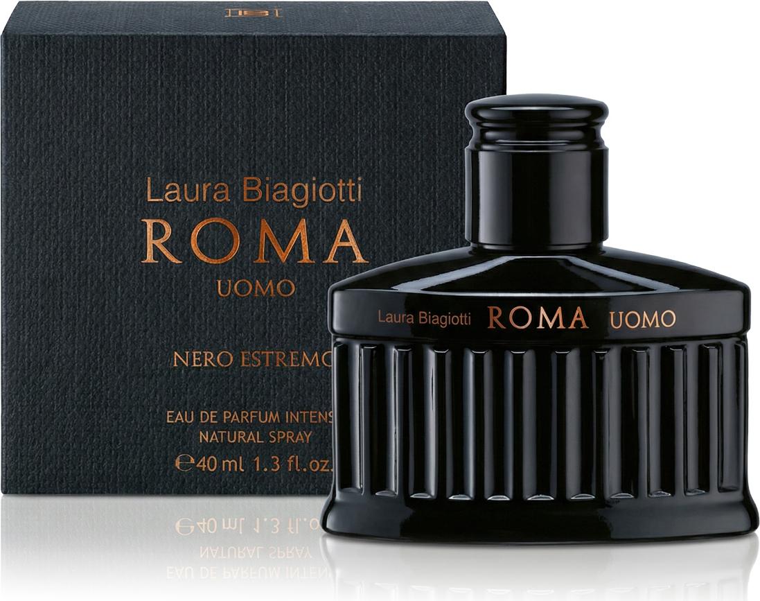 Laura Biagiotti Roma Uomo Nero Estremo Intense parfumovaná voda pánska 40 ml