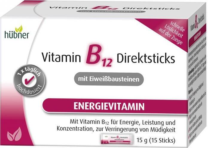 Hübner Vitamin B12 - Direkt 15 DirektSticks 15g