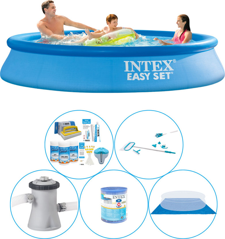 Intex Easy Set Round 305x61 cm - 6-dielny - Bazén s príslušenstvom