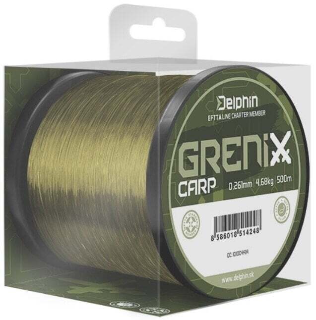 Delphin GRENIX Carp Green 0,261 mm 500 m 4,68 kg Angelleine 101004414