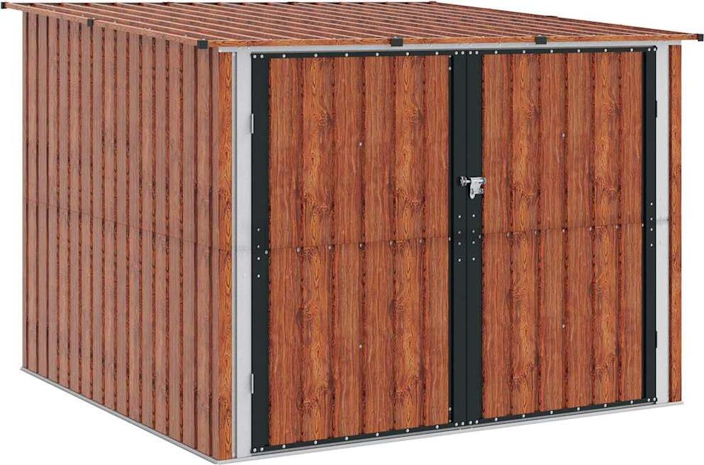 Fahrradspeicher 3 pcs Braun 215 x 206 x 157 cm Metall