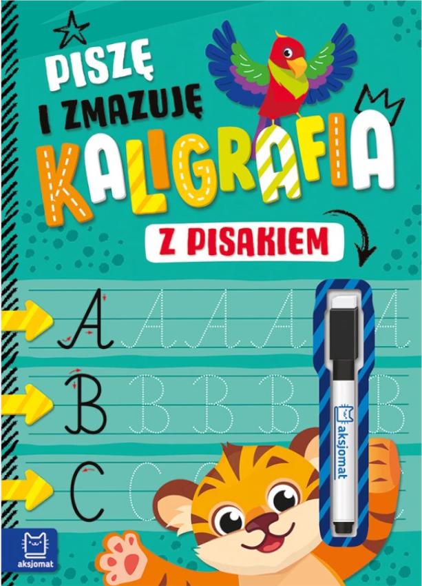 Aksjomat Ich schreibe und radiere Kalligrafie mit einem Marker 41567