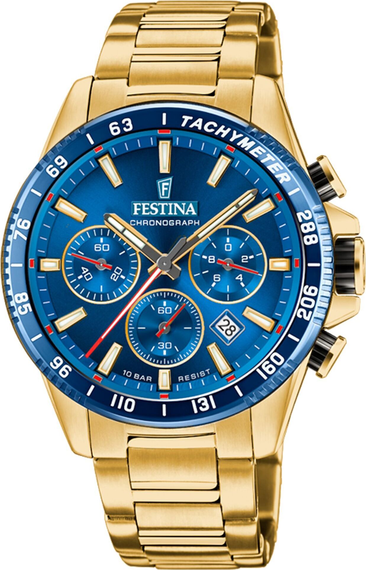 Festina - Náramkové hodinky - Pánske - Quartz - Nadčasový chronograf - F20634/3