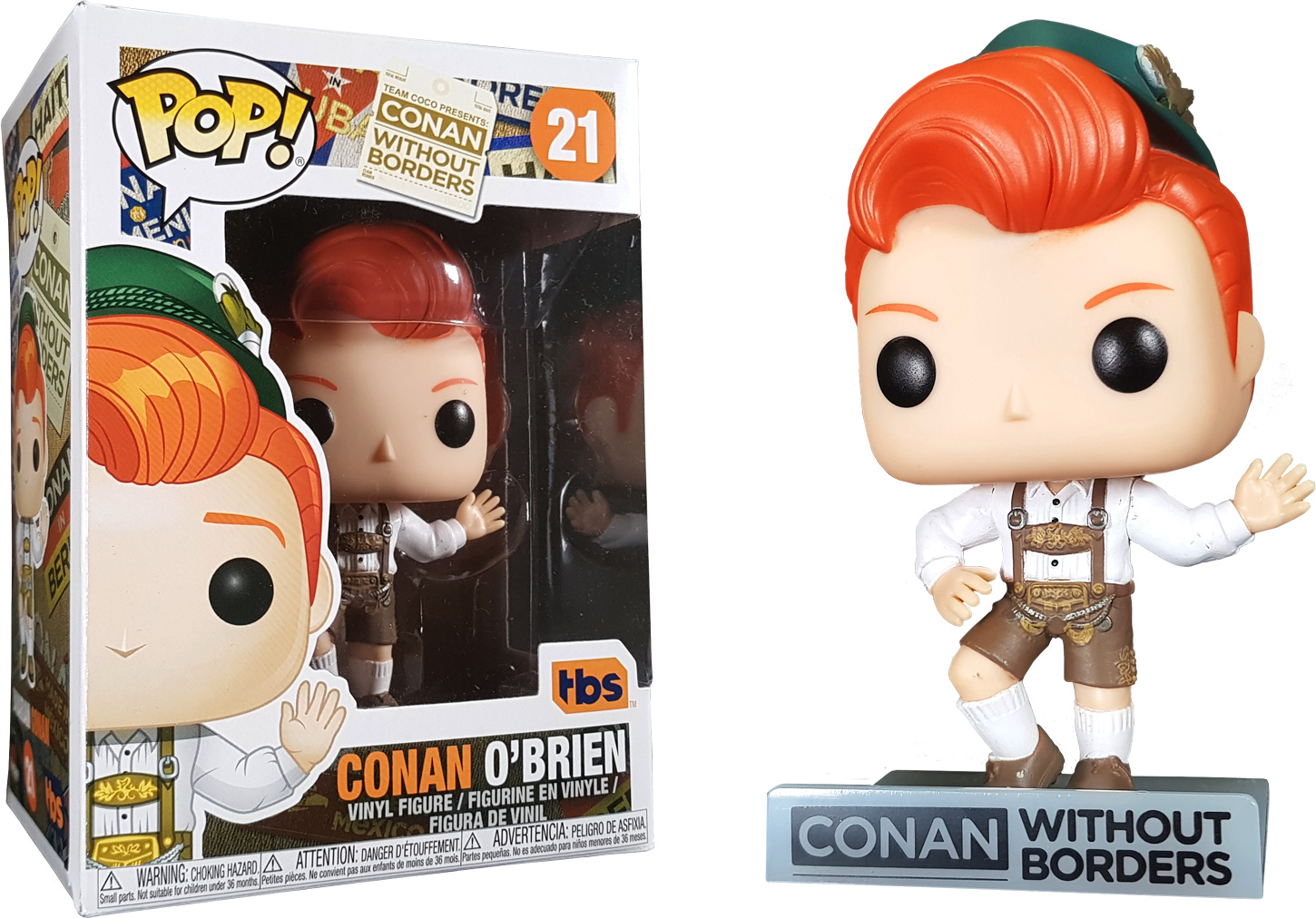 FUNKO POP! - Icon - Conan Without Borders Conan o Brien Germany #21 Special Edition 22015159