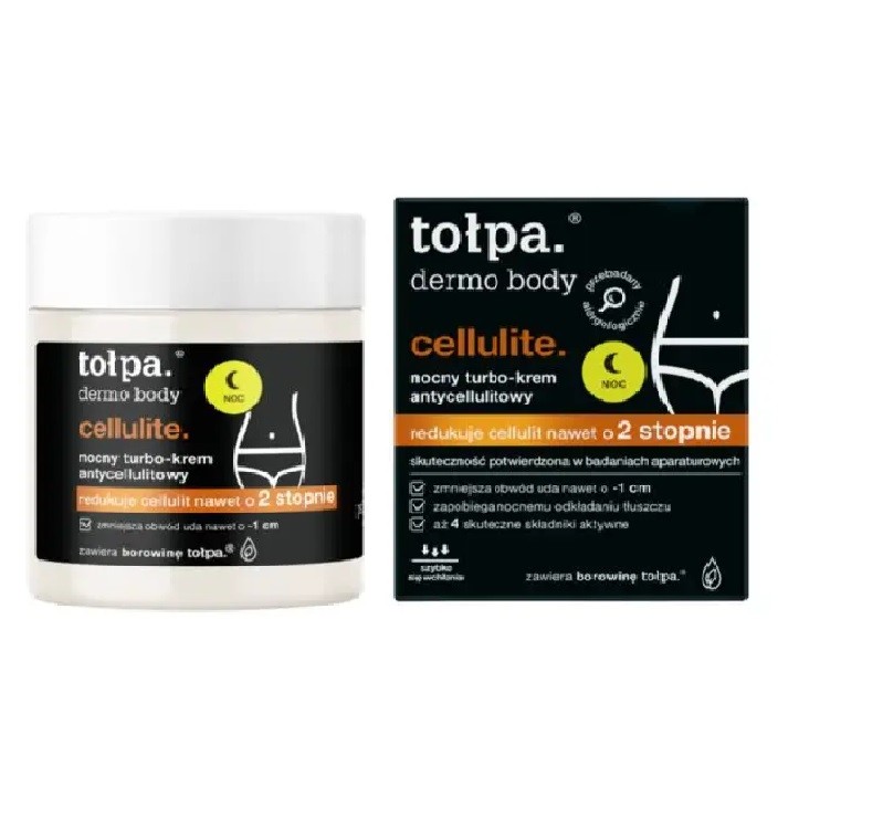 Topa Dermo Body Cellulite Nocny turbo-krem antycellulitowy, 250 ml