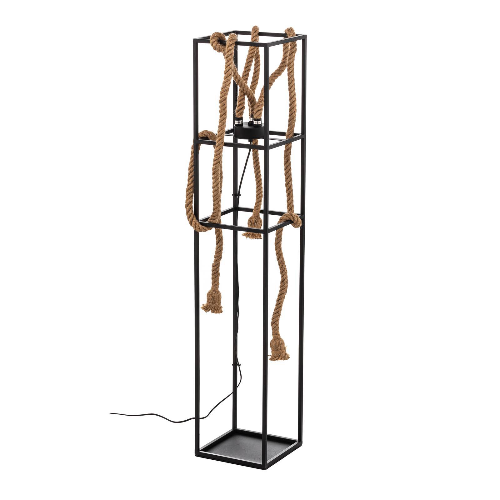 Lucande Vlados Design-Stehlampe, Käfig, 3-fl. 9628537