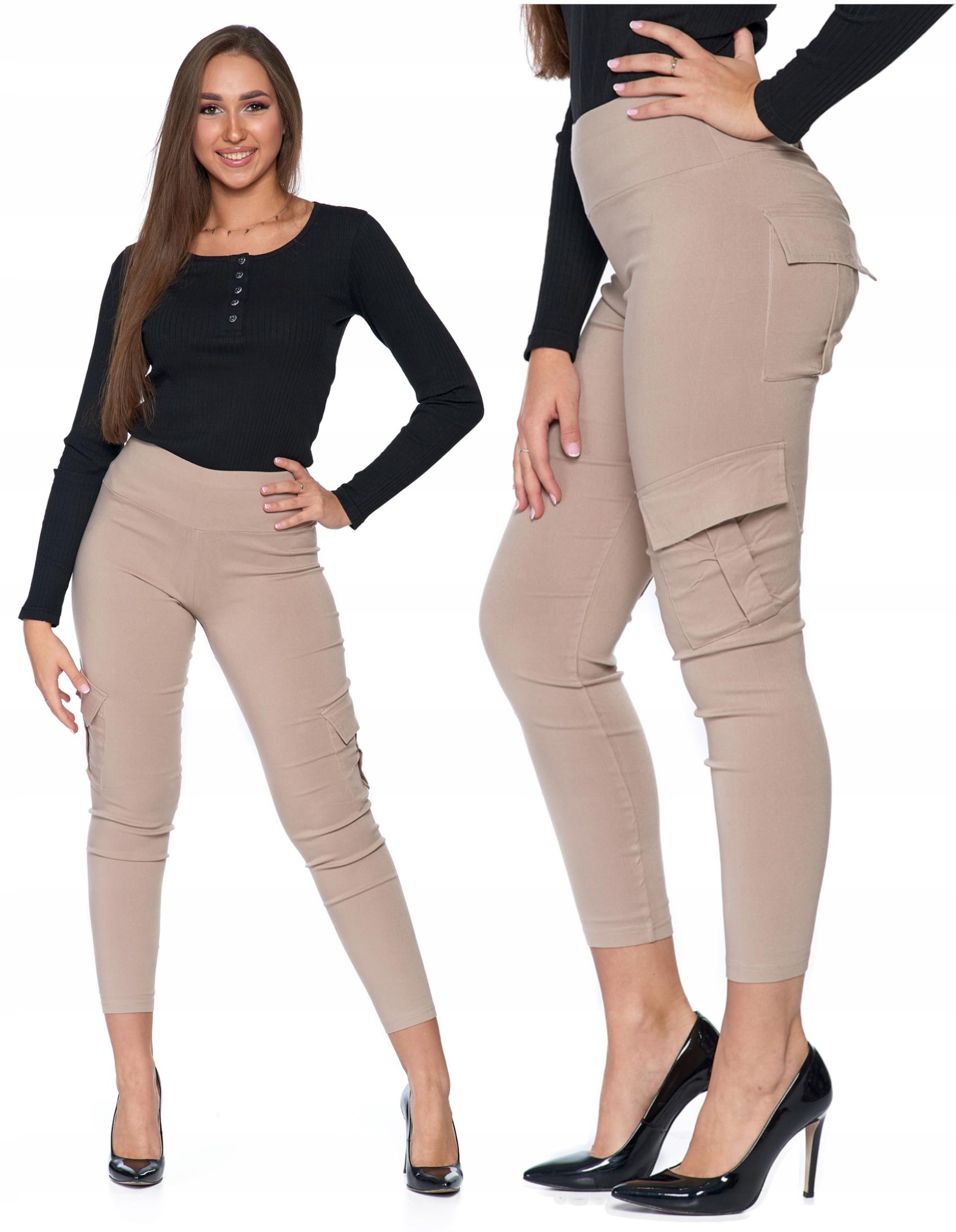 Moraj | Hosen - Größe S - Damenhosen Beige - Push-up Hosen - Baumwolle Cargo Hosen