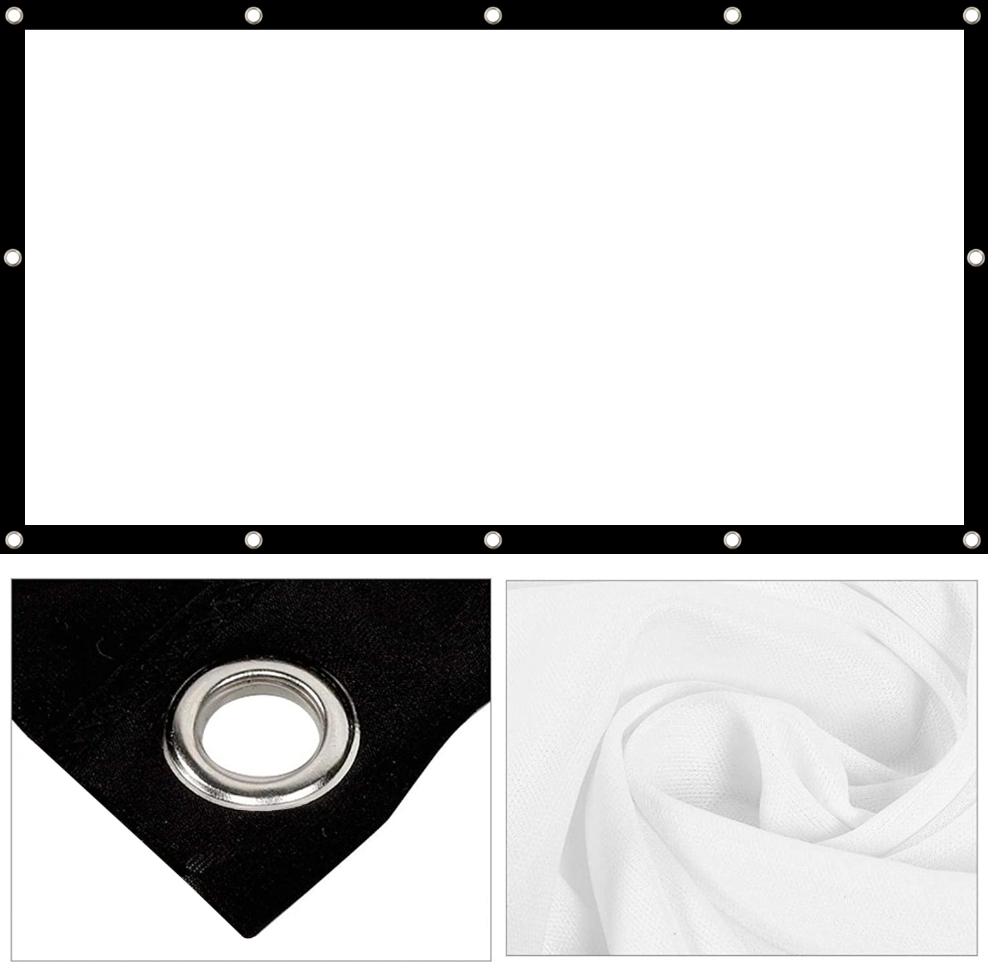 Maclean MC-980 Projekčné plátno 186x100cm Projekčné plátno