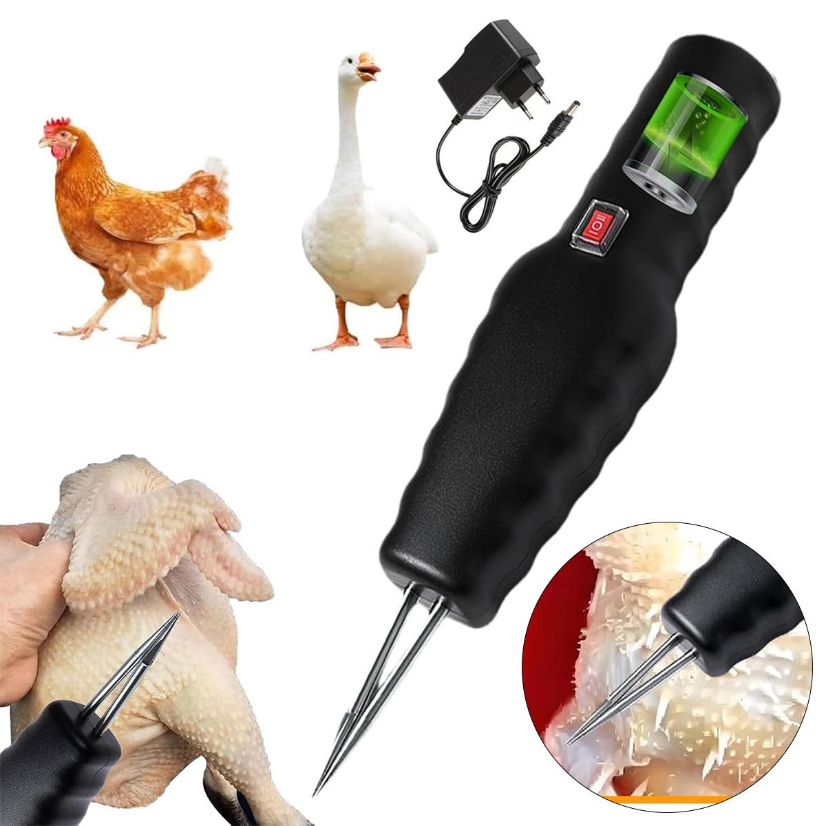 Dopwii Elektrischer Federzupfer, Elektrischer Geflügelzupfer, Geflügelrupfmaschine, Tragbar Rupfmaschine, Elektrische Schnelle Huhn Plucker KAUF-WOHN-CE2152-020