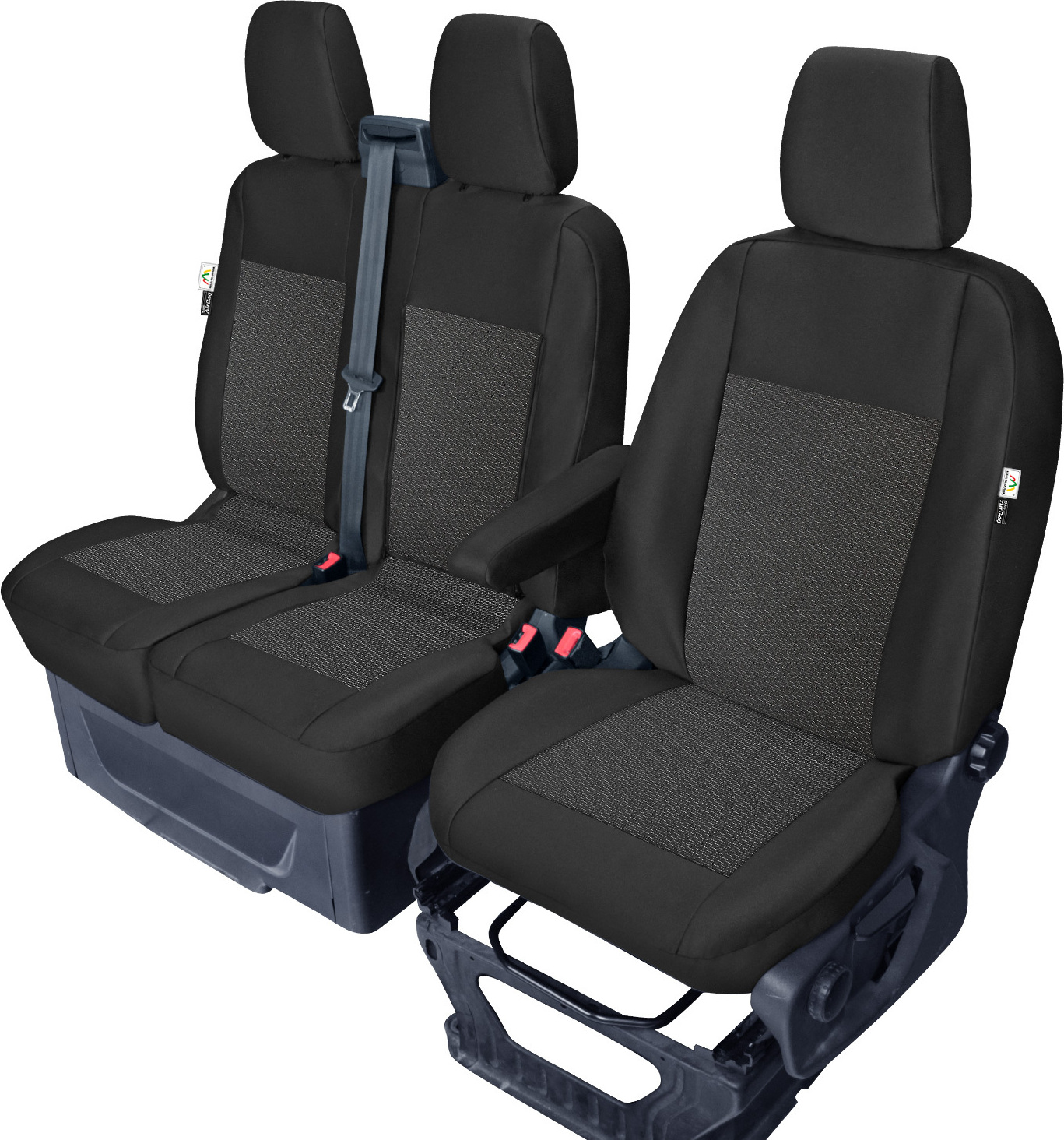 Kegel-Blazusiak Präzisionsautositze Ford Transit / Tourneo Custom 2018- (3 Sitze)