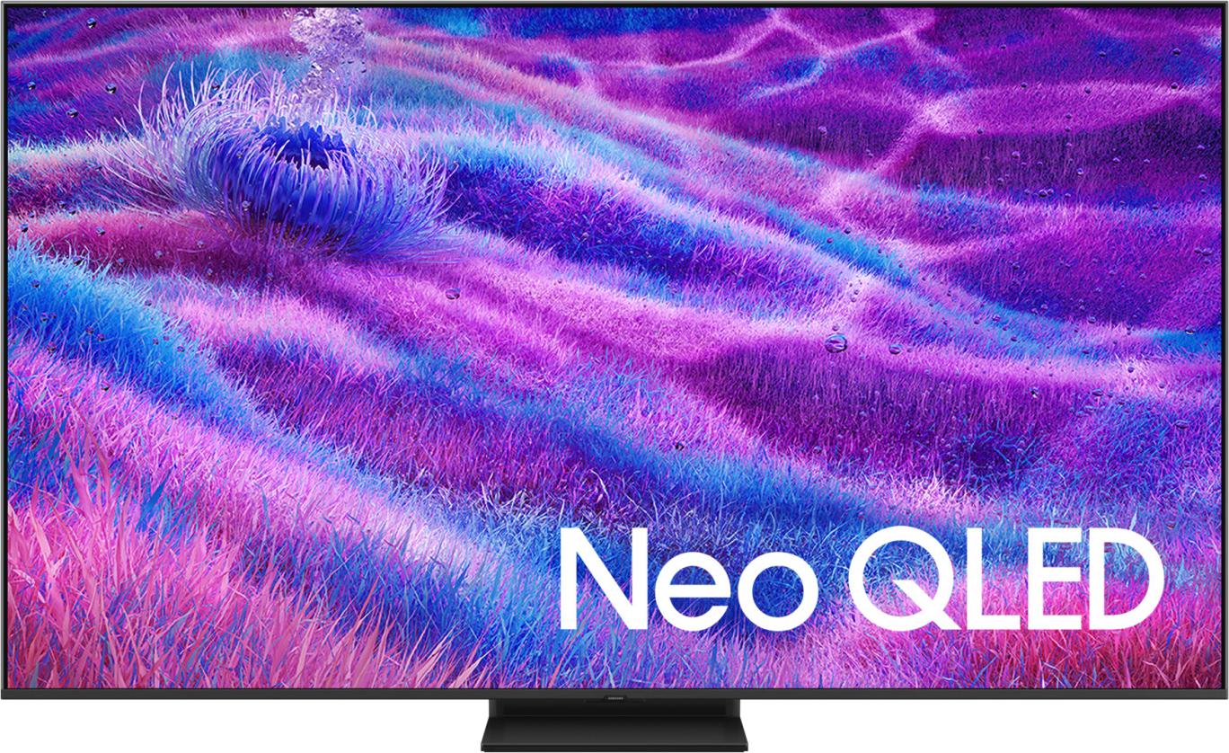 Samsung QE55QN80FAU, 139,7 cm (55"), 2160 x 3840 px, Neo QLED, Smart TV, Wi-Fi, Karbón, Strieborná