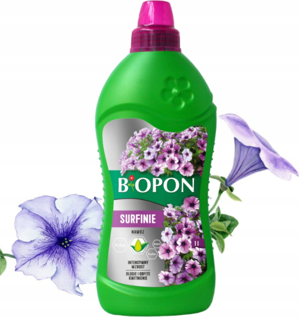 BROS Biopon Dünger für Surfinia 1L Optimales Wachstum und üppige Blüte