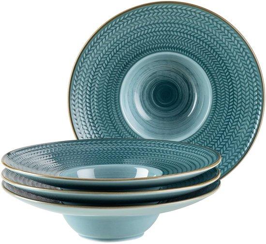 OEM Hotelporselein-Set - 4 Stück - blau - 26,2 cm 2026