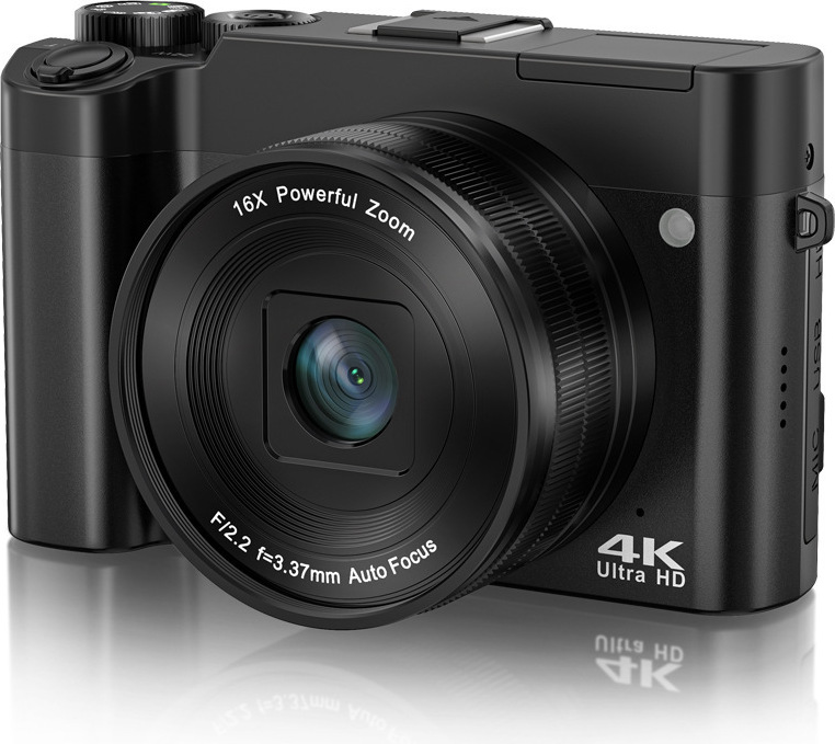 INF 4K-Doppelobjektivkamera mit Touchscreen und 32 GB-Speicherkarte 318434
