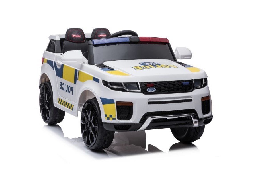 Kinder Elektro Auto Kinderauto Polizei Design 12V7AH Akku,2 Motoren 2,4Ghz,MP 