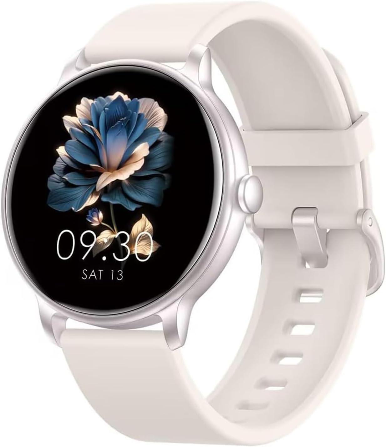 ZPPSNFIT Fur Damen Herren mit Bluetooth Anrufe, Fitness Tracker Herzfrequenz Schlafmonitor, IP68 Wasserdicht