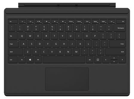 Microsoft R9Q-00040, Schwarz, Microsoft, Surface Pro 4, Touchpad, Microsoft Cover port, 295 mm