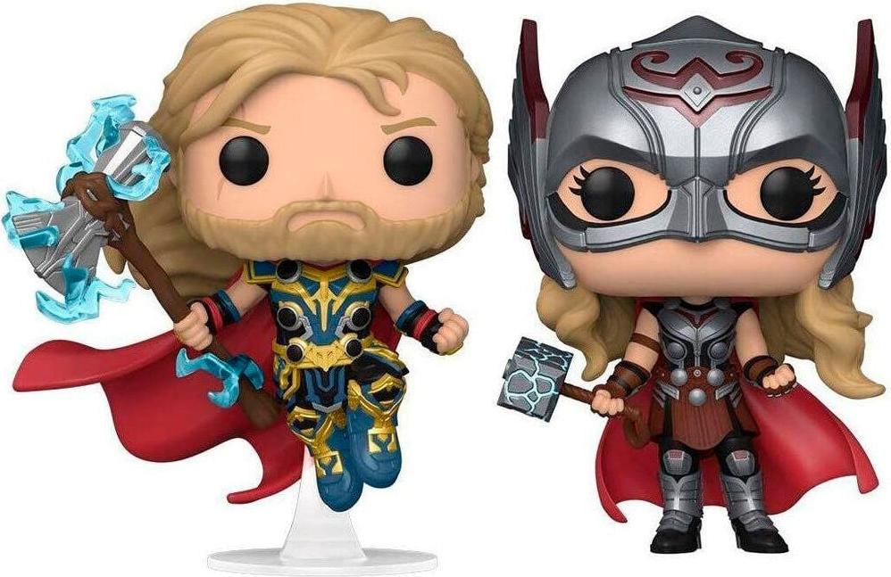 Northix Marvel Thor Love and Thunder POP Pack: Thor & Mighty Thor Figuren