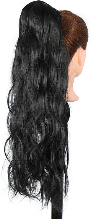 INF Gewellte Clip-in-Pferdeschwanzverlängerung - Pferdeschwanzverlängerung für Damen Modell 8 370416